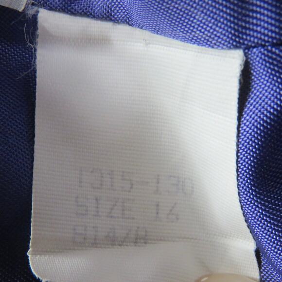 1980s Vintage Pendleton Purple Blazer Jacket Wool Extra Large Wooden Buttons - Picture 3 of 5